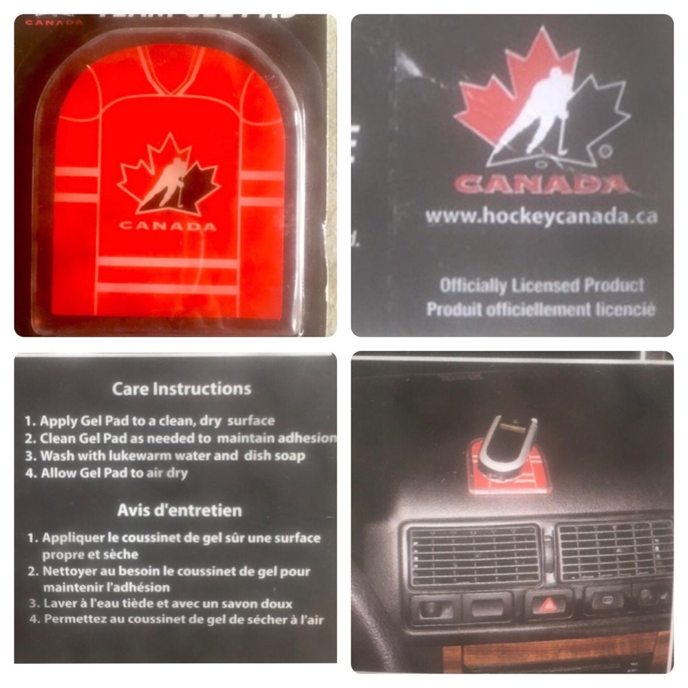 Anti Slip Mat - NHL Team Canada Magnetic Gel Pad - Picture 2 of 12